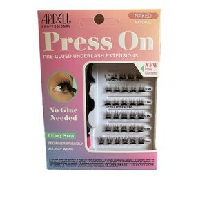 Ardell Press On Pre-Glued Underlash Extensions – Naked Natural